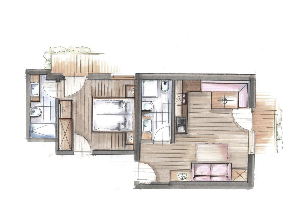 Garni Appartement Alpenresidence ดาดิเปียตรา ห้อง รูปภาพ